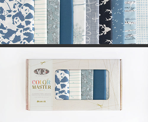 Art Gallery Fabrics - Color Master Fat Quarter Box - 12 Different Colour Collection Boxes