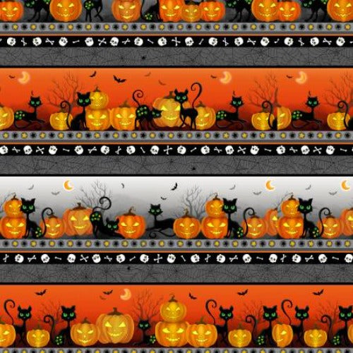 Moonlight Magic By Michael Miller Trick or Treat Collection 100% Cotton 44/45"