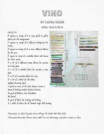 Vino Collage Pattern - Laura Heine