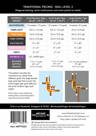 Flying Tiger Quilt Pattern - Art East Quilting Co.