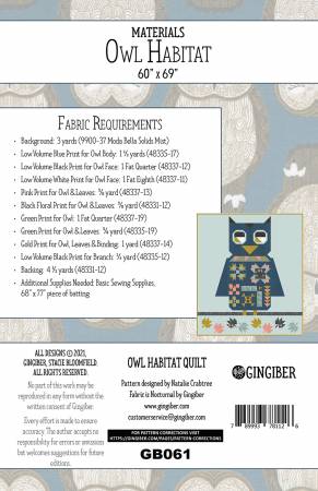 Owl Habitat - Gingiber