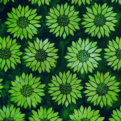 Green Glow Pino Batik Batik By Mirah 100% Cotton 44/45"
