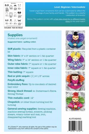 World Angel Christmas Ornament Pattern