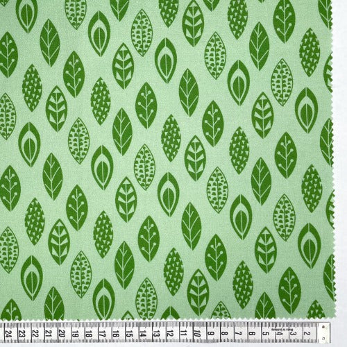 Green Leaves - Leafy Meadow 100% Cotton 43/44"