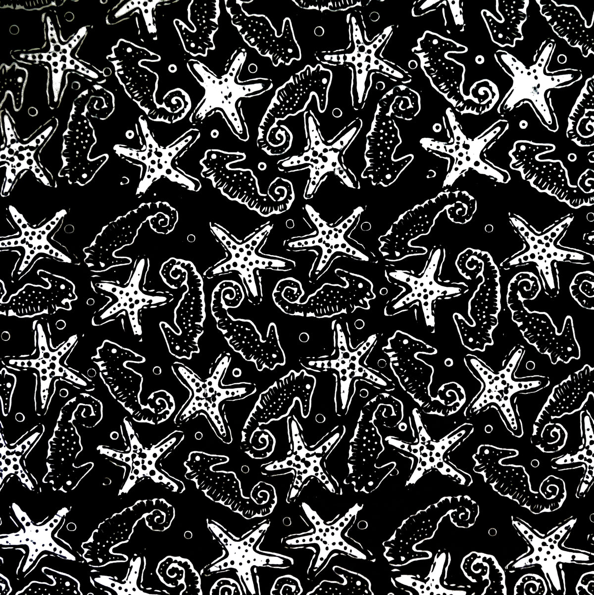 Night Cruise Sea Creatures Batik