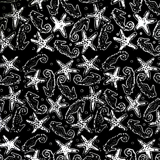 Night Cruise Sea Creatures Batik