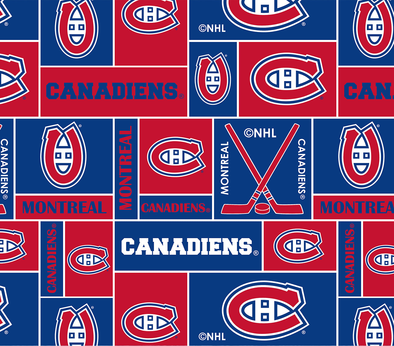 NHL Montreal Canadiens Licensed Fleece - Anti-Pill
From Benartex
100% Polyester
58/60"