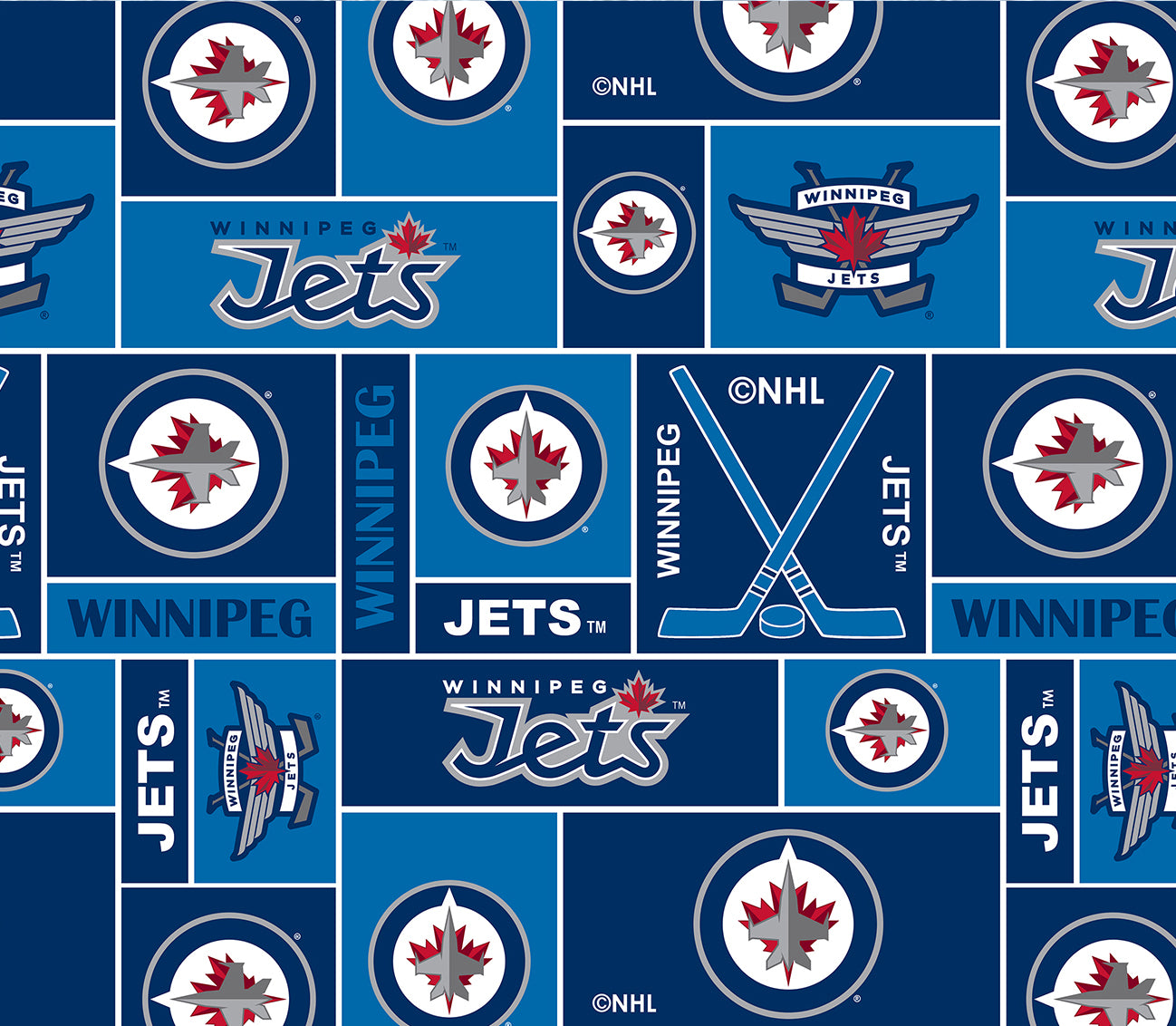 NHL Winnipeg Jets Licensed Fleece - Anti-Pill