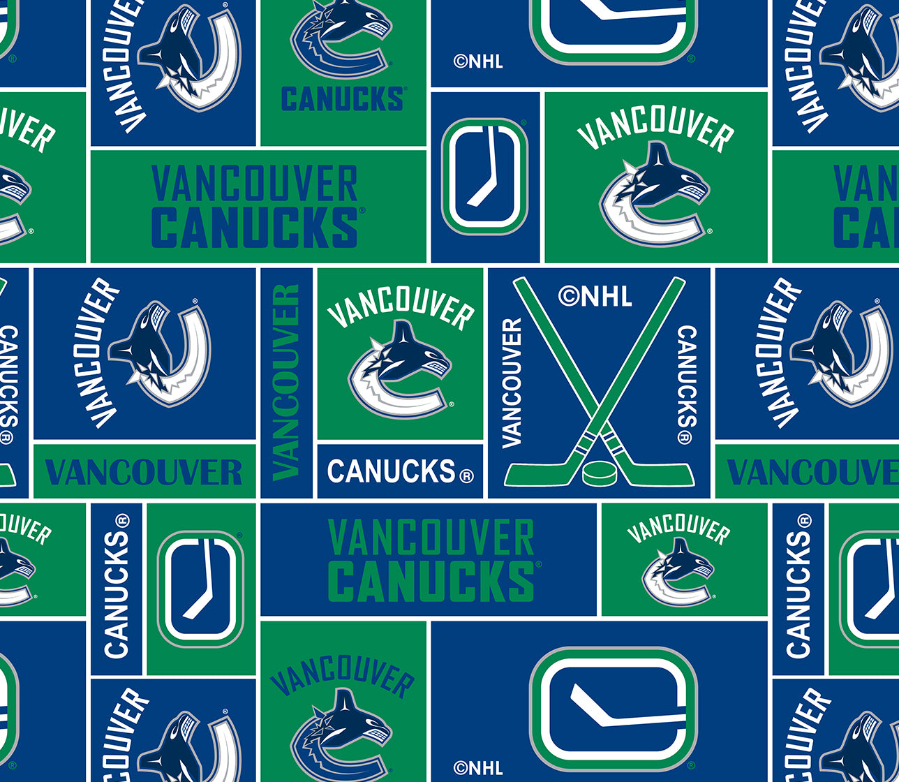 NHL Vancouver Canucks Licensed Fleece - Anti-Pill
From Benartex
100% Polyester
58/60"