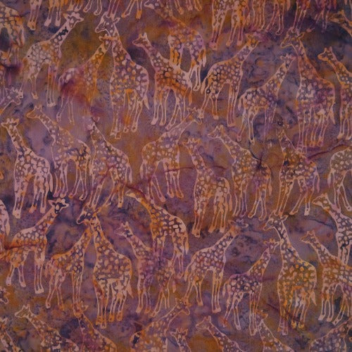 Rustic Route Giraffe Batik Batik By Mirah 100% Cotton 44/45"