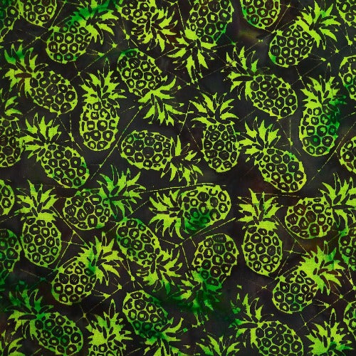 Sagebrush Green Pond Batik Batik By Mirah 100% Cotton 44/45"