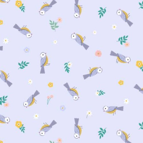 Grotto Birdies From Dear Stella Ready Thready Sew by Dear Stella Collection 100% Cotton 44/45"