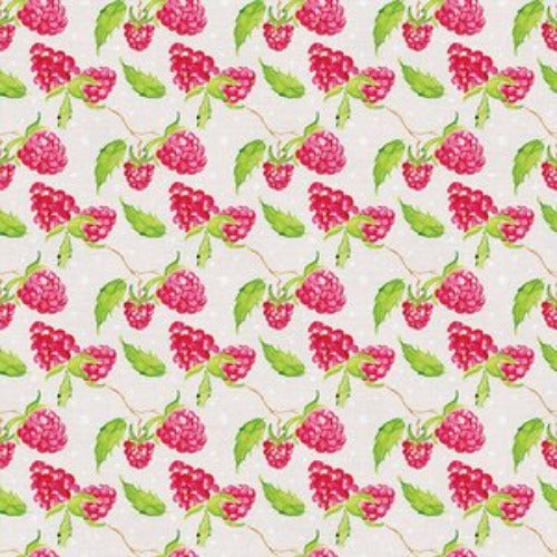 Sweet & Sour - Raspberries From Paintbrush Studio Fabrics By Elena Fay 100% Cotton 44/45"