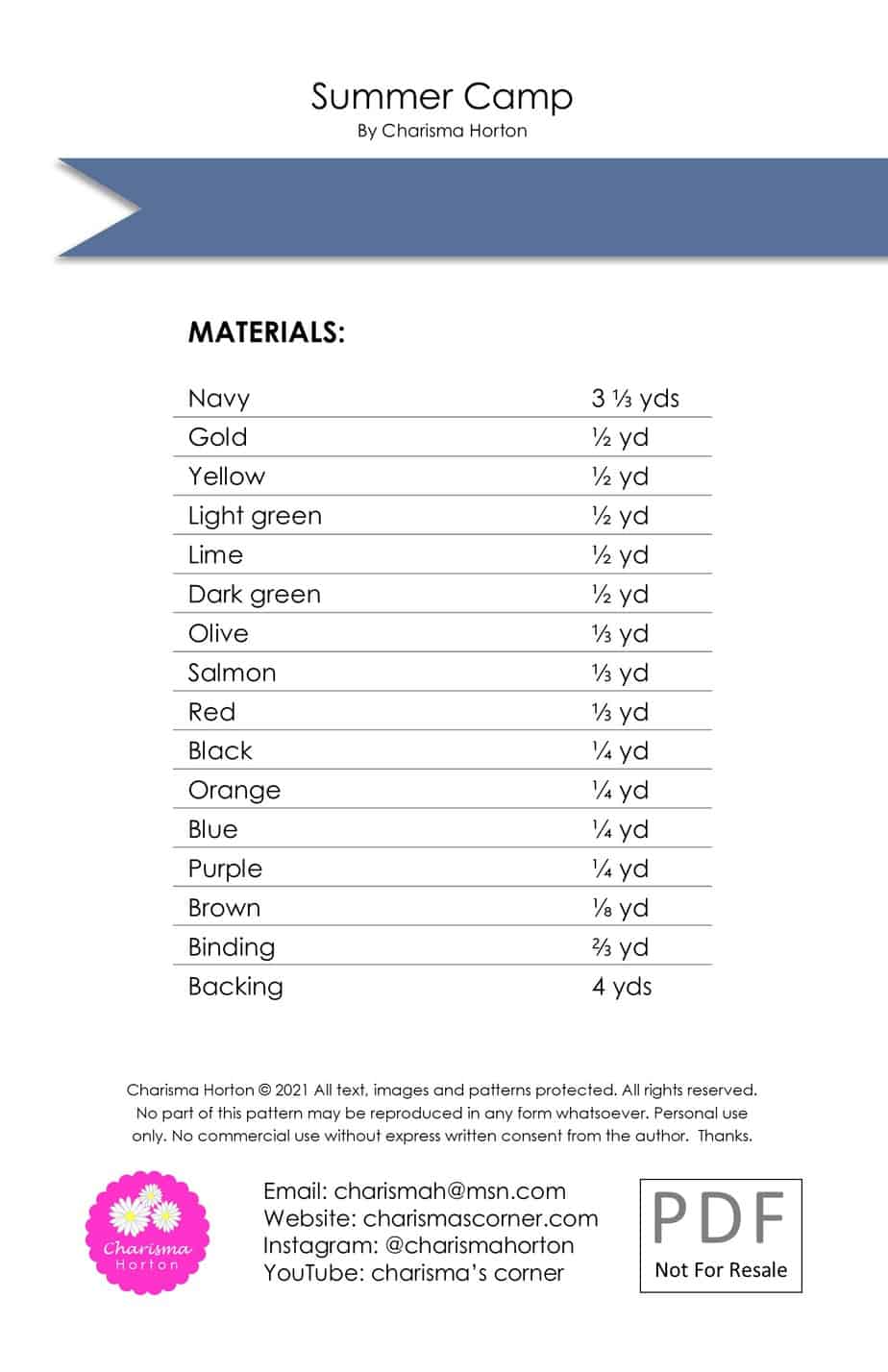 Summer Camp - Charisma Horton