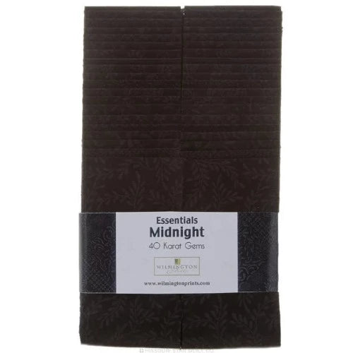 Essential Midnight 2 1/2" Strips - 40pc Wilmington Prints