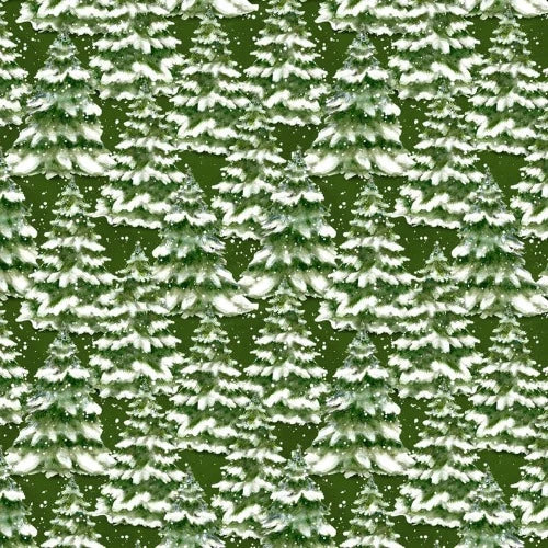 Winter Forest From Wilmington Prints By Susan Winget Winter Forest Collection 100% Cotton