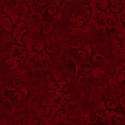 Essentials Red Scroll Wilmington Prints 100% Cotton 45"