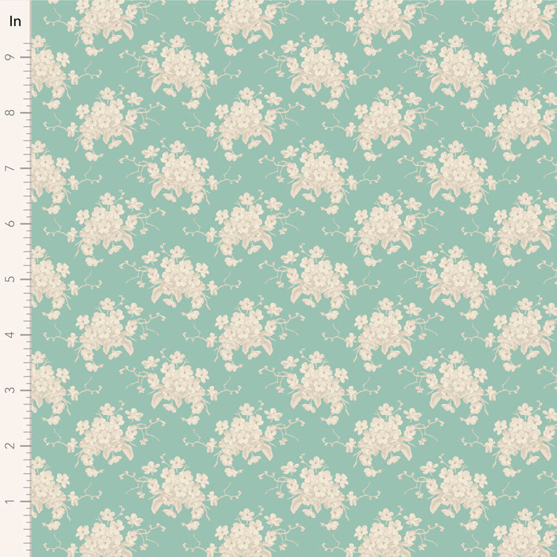 White Flower - Teal - Sunday Brunch
From Tilda
100% Cotton
44/45"