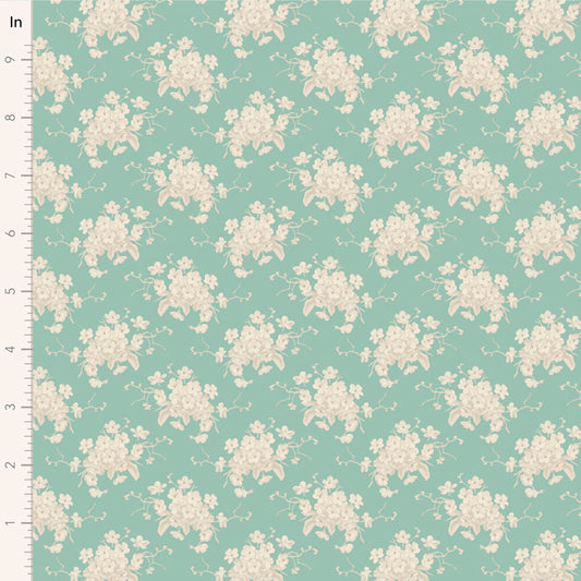 White Flower - Teal - Sunday Brunch
From Tilda
100% Cotton
44/45"