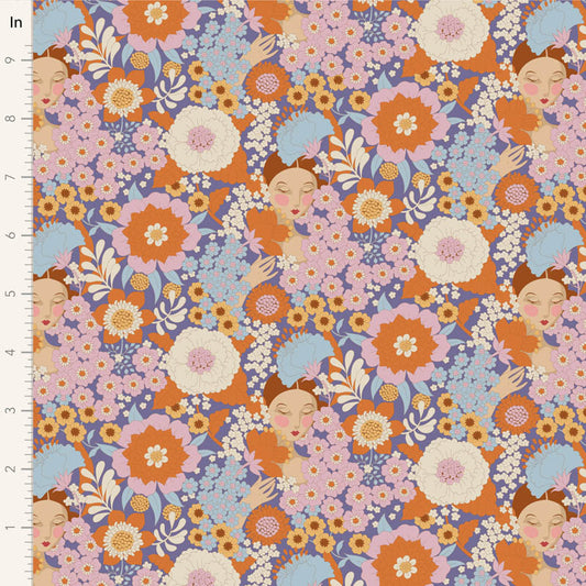 Wallflower-Thristle-Wallflower Collection-From Tilda-100% Cotton-
44/45"