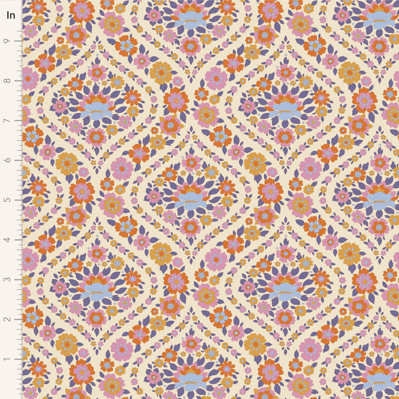 Bianca-Thristle-Wallflower Collection-From Tilda-100% Cotton-44/45"