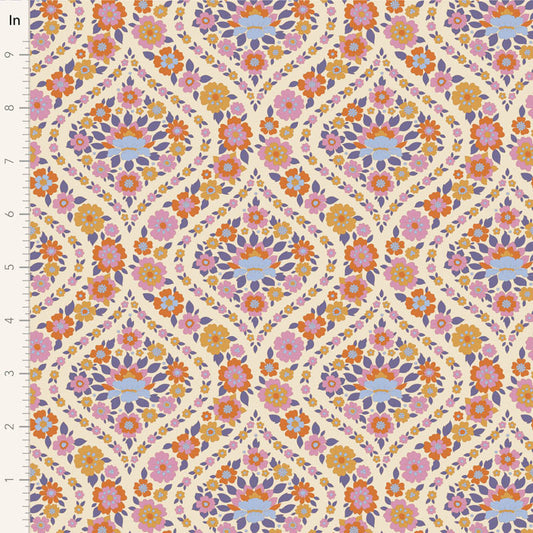 Bianca-Thristle-Wallflower Collection-From Tilda-100% Cotton-44/45"