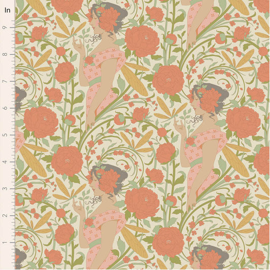 Aubery - Coral
Songbird Collection
From Tilda
100% Cotton
44/45"