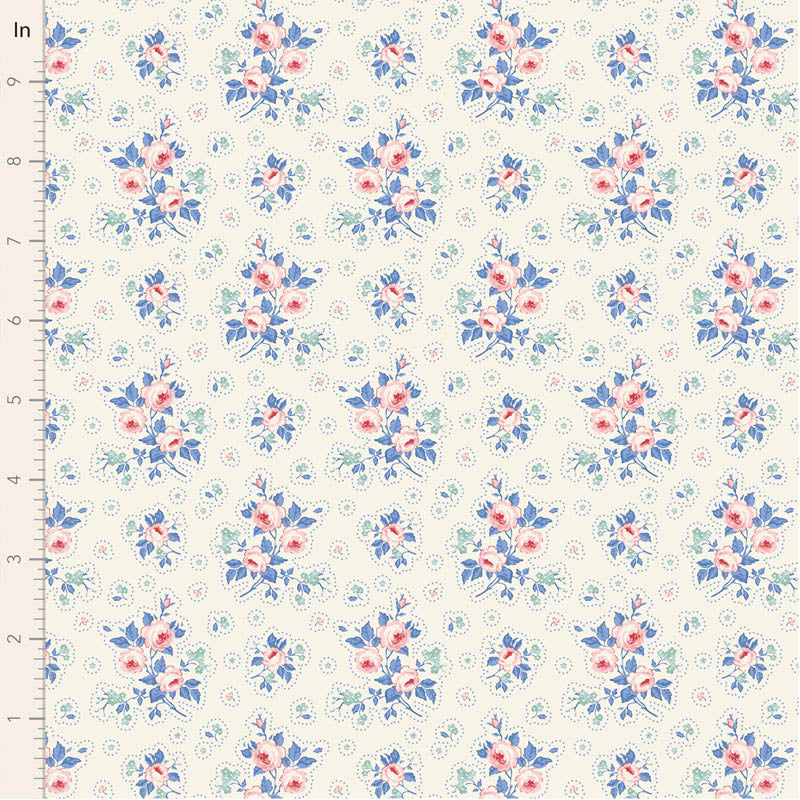 First Kiss - Cream
Something Blue Collection
From Tilda
100% Cotton
44/45"