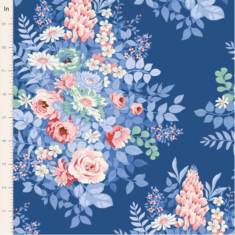Whimsyflower - Night
Something Blue Collection
From Tilda
100% Cotton
44/45"