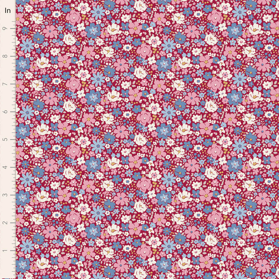 Esther Burgundy
Village Life Collection
From Tilda
100% Cotton
44/45"