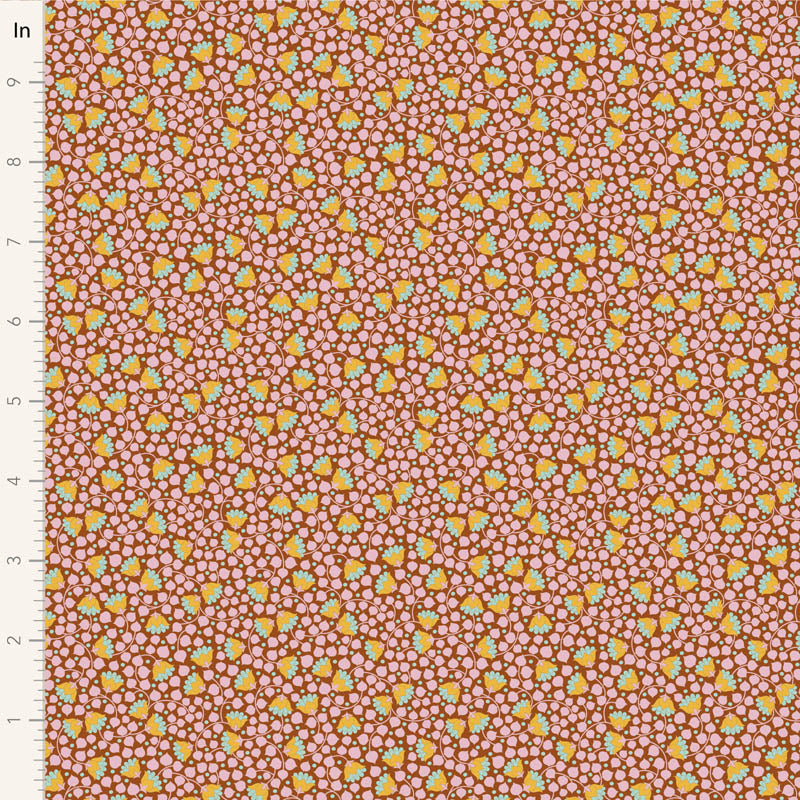 Bellflower-Mulberry-Wallflower Collection-From Tilda-100% Cotton-44/45"