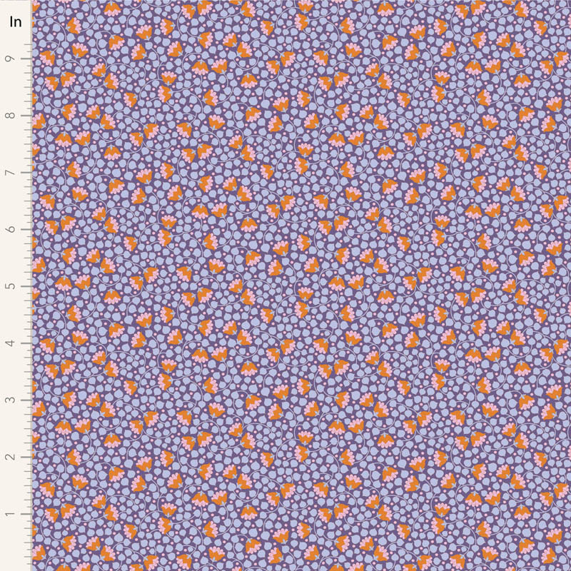 Bellflower-Thristle-Wallflower Collection-From Tilda-100% Cotton-44/45"