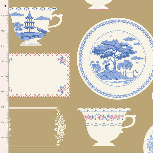 Labels & Ornaments - Ochre
Something Blue Collection
From Tilda
100% Cotton
44/45"