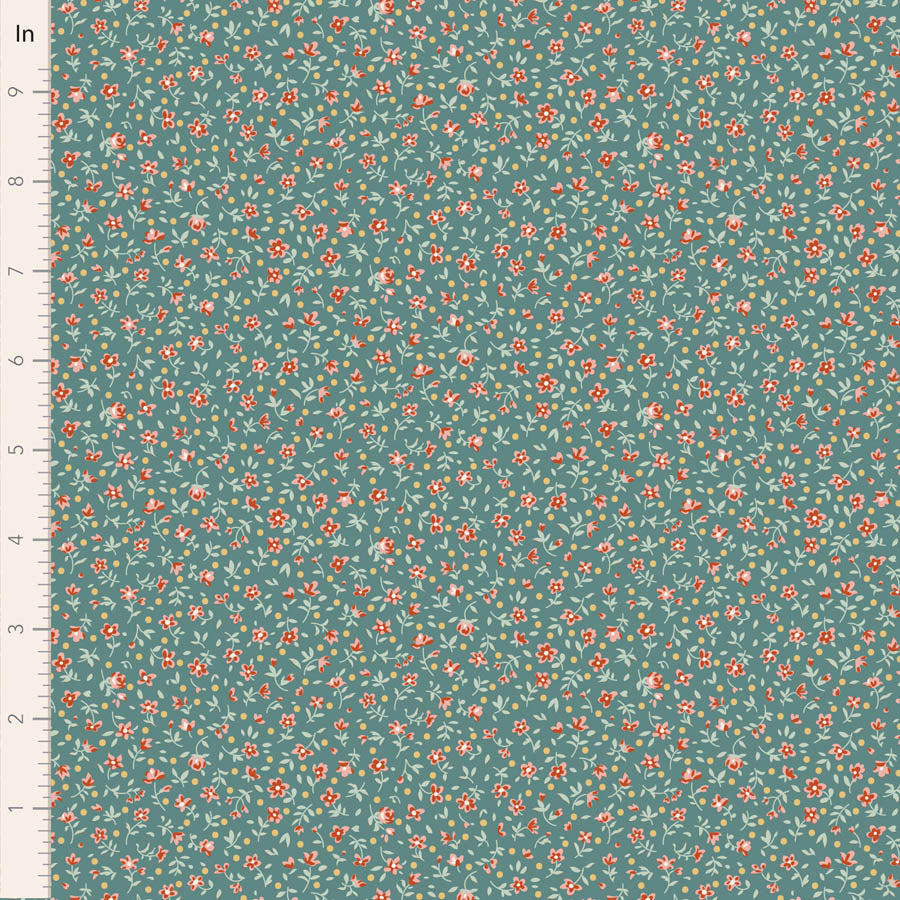 Mae Teal
Village Life Collection Blender
From Tilda
100% Cotton
44/45"