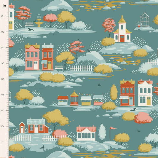 Village Teal
Village Life Collection Blender
From Tilda
100% Cotton
44/45"
