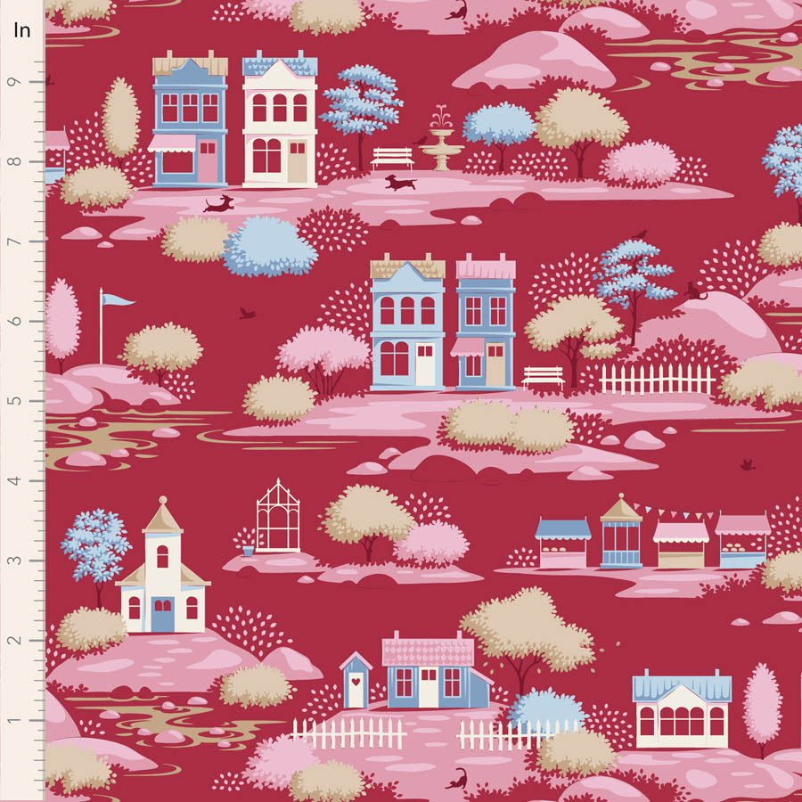 Village Burgundy
Village Life Collection Blender
From Tilda
100% Cotton
44/45"