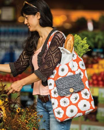 Sew Sustainable has more than 22 practical projects to use and reuse. Make Japanese furoshiki wraps, reusable cleaning tools, and accessories for the home and on the go.