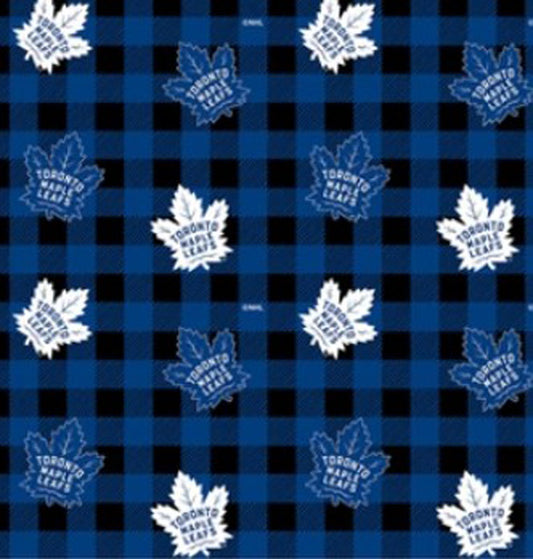 NHL Toronto Maple Leafs - Check - Flannel
Licensed Fabric
From Benartex
100% Cotton Flannel
43/44"