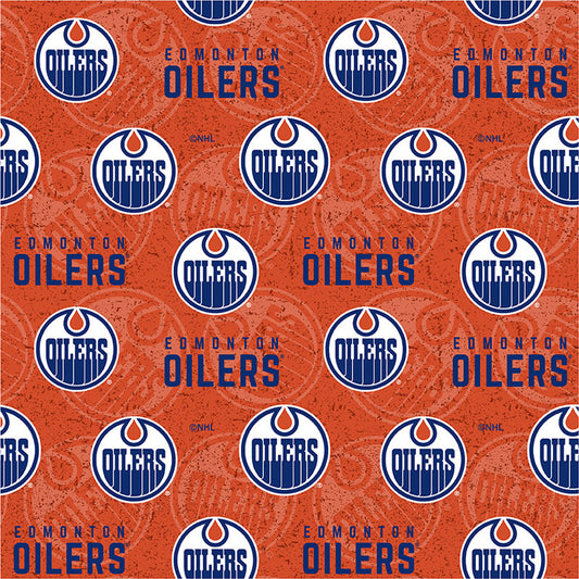 NHL Edmonton Oilers - Tone On Tone - Licensed Fabric
From Benartex
100% Cotton
43/44"
