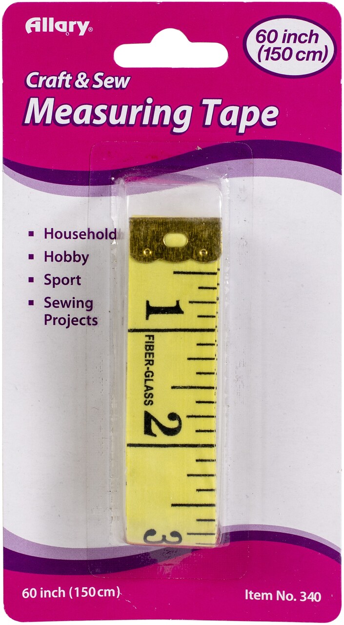 Measuring Tape-From Allary-Fiber-glass measuring tape-Measures up to 60 inches or 150 cm.