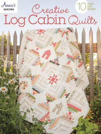 Creative Log Cabin Quilts
From Annie's
Pages: 48
Publish Date: 08/19/2024
Size: 8-1/2in x 11in
Softcover
Includes Full Size Patterns