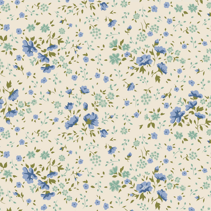 Elli Blue/Teal Wide Back
From Tilda
100% Cotton
108"