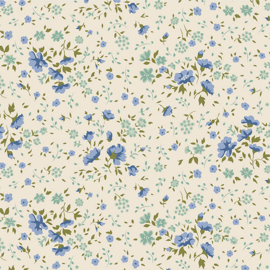 Elli Blue/Teal Wide Back
From Tilda
100% Cotton
108"