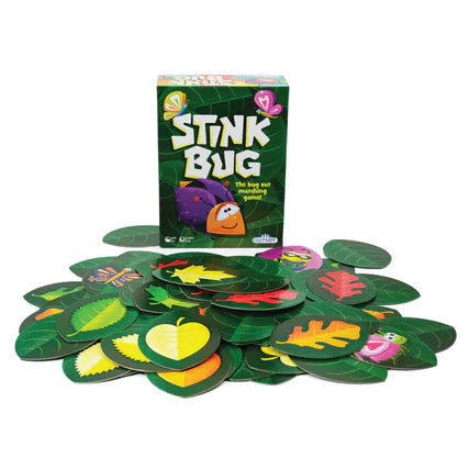 Stink Bug Game-From Outset Media
Ages: 4+
Players: 2 to 4
Matching Game