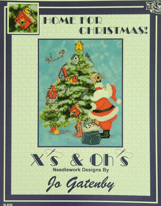 Home For Christmas Cross Stitch Pattern  From x'x & Oh's   Needlework Design By Jo Gatenby