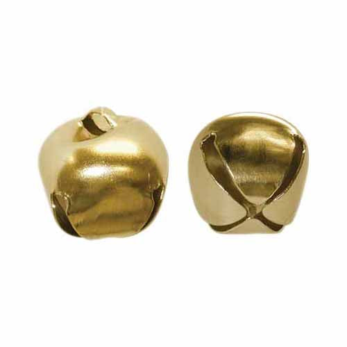 Holiday Jingle Bells  Colour - Gold  Size - 18mm / 11/16"  Quantity - 5 PC  A great addition to decorating and craft projects.
