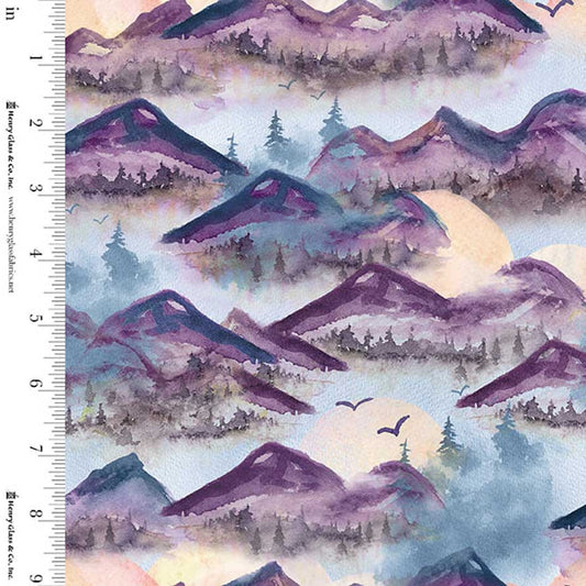 Merlot Mountains- Valley View
From Henry Glass
By Hollis Kitchin Designs
100% Cotton
44"