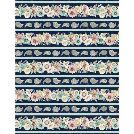 Blissful Repeating Stripe-
From Wilmington Prints-By Danielle Leone-100% Cotton-
44"/45"