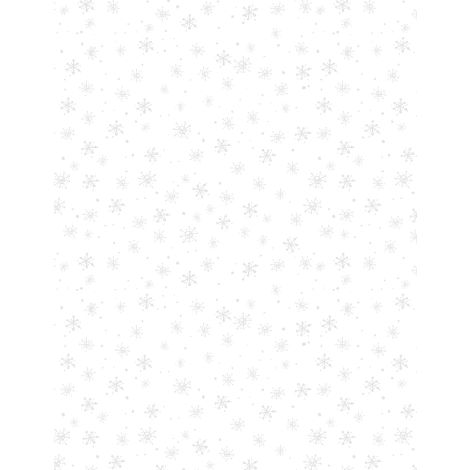 Frosty Frolic - Snowflakes White on White-From Wilmington Prints-By Susan Winget-100% Cotton-43/44"