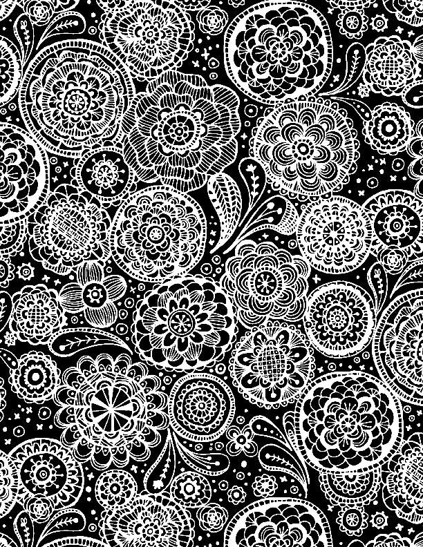 Illusion Collection - Packed Floral - Black
By Joy Ting
From Wilmington Fabric
100 % Cotton
44/45"